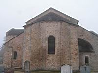 Mont-Saint-Vincent, Eglise, Chevet (3)
